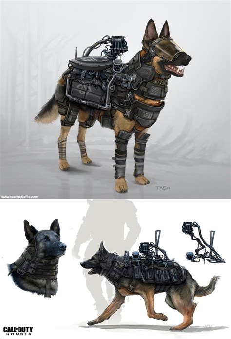 Gallery of Call of Duty: Ghosts concept art and graphic design by Thomas Szakolczay. | Dog armor ...