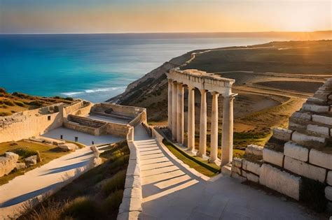 Premium Photo | The ruins of the ancient greek temple of apollo in the ...