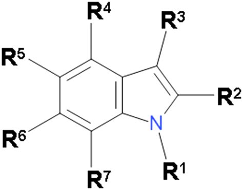 General structure of indole derivatives. | Download Scientific Diagram