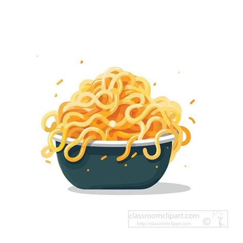 Bowl Of Spaghetti Clip Art
