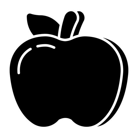 A flat design icon of apple 26270192 Vector Art at Vecteezy