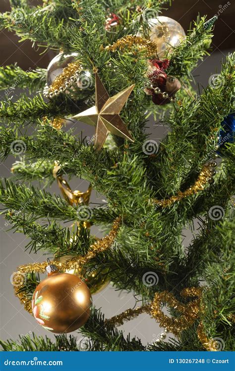 Christmas Tree with Presents Underneath. Stock Photo - Image of winter ...