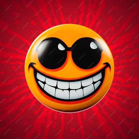 Premium AI Image | World smile orange day face emoji isolated happy face