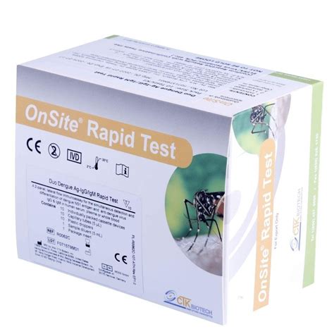 Dengue IgG/IgM Combo Rapid 30 Test Pack - Quicklab Services Private Limited