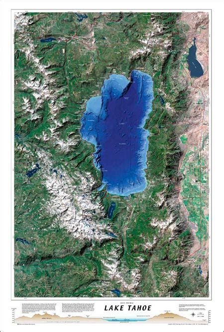 Lake Tahoe Map | Bluewater Maps