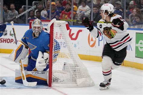 Connor Bedard scores lacrosse goal before Blackhawks collapse against ...