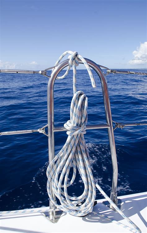 HD wallpaper: sea, rope, boat, nautical, anchor, ship, knot, water ...