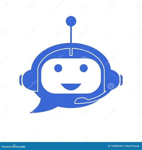 Chatbot Icon. Virtual Assistant Stock Illustration - Illustration of ...