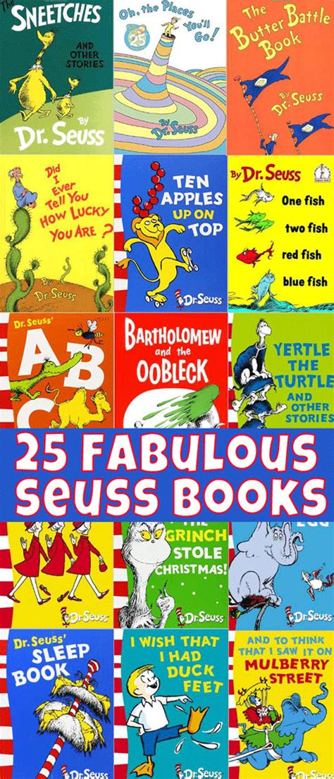 25 Fabulous Dr Seuss Books for Kids