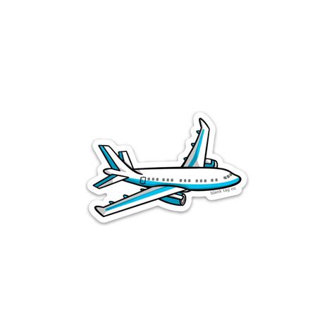 The Airplane Sticker – blank tag co.