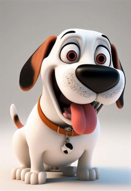 Premium Photo | Perro 3d, cartoon, mascota, animal, divertido