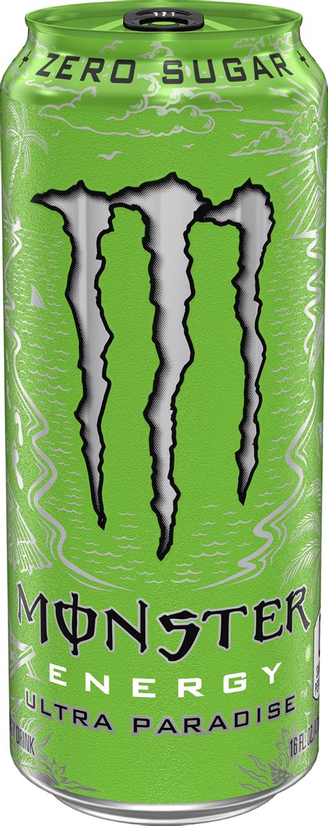 Monster Ultra Paradise, Sugar Free Energy Drink, 16 fl oz - Walmart.com