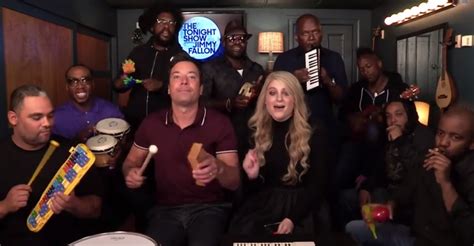 Meghan Trainor Gets 'All About That Bass' with Jimmy Fallon and The Roots - The Atlantic