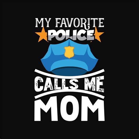 Police T-shirt Design 21118552 Vector Art at Vecteezy