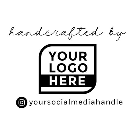 Custom Classic Logo Stamp - Customizable - Pre-Inked (Multiple Sizes) - Simply Stamps