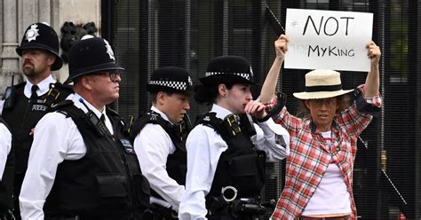 Protester arrests fuel concern over free speech as queen's death ...