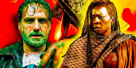 The Awkward Truth Behind Rick & Michonne's Reunion In The Walking Dead