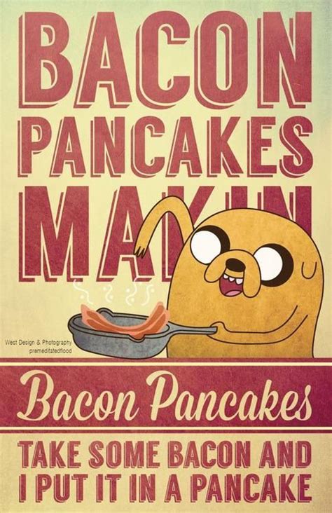 Makin' bacon pancakes! | Cartoon/video game related | Pinterest