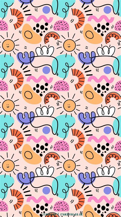 33 Cute Spring Wallpaper Ideas : Doodle Wallpaper for Phone I Take You ...