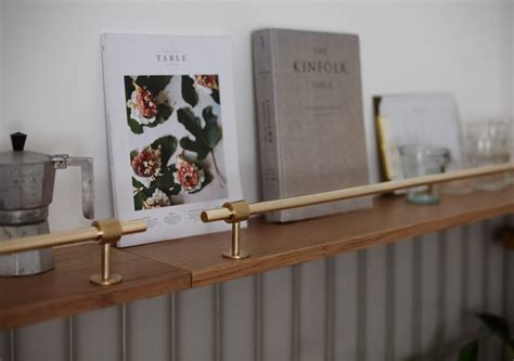 Solid Brass Tipping Rails for Shelves – ALOTOFBRASSERA