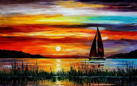Painting & Drawing, Night Painting, Painting Wallpaper, Diy Painting, Boat Painting, Wallpaper ...