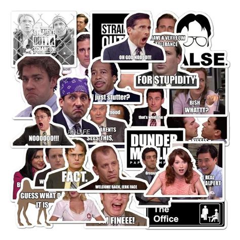 Office laptop sticker pack 30 PC Free USA Shipping | Etsy | The office ...