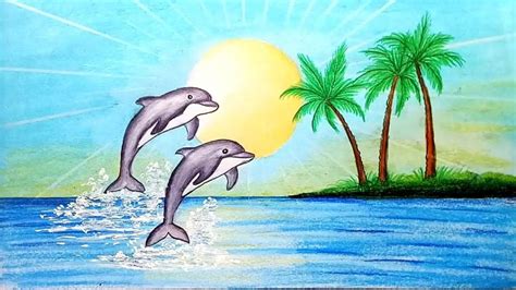 Dolphin Drawing Images at PaintingValley.com | Explore collection of Dolphin Drawing Images