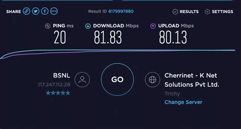 BSNL Fiber Speed Test: How Fast is BSNL Fiber / BharatNet FTTH 100Mbps Plan?