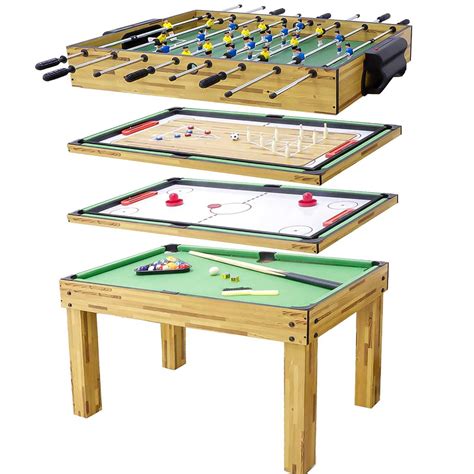 Buy Multi Combo Game Table Set: 5 in 1 Multi Games Tables, Combo Game Table with Hockey Table ...