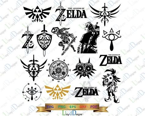 Legend Of Zelda SVG Zelda breath of the wild Zelda gift | Fantasy craft ...