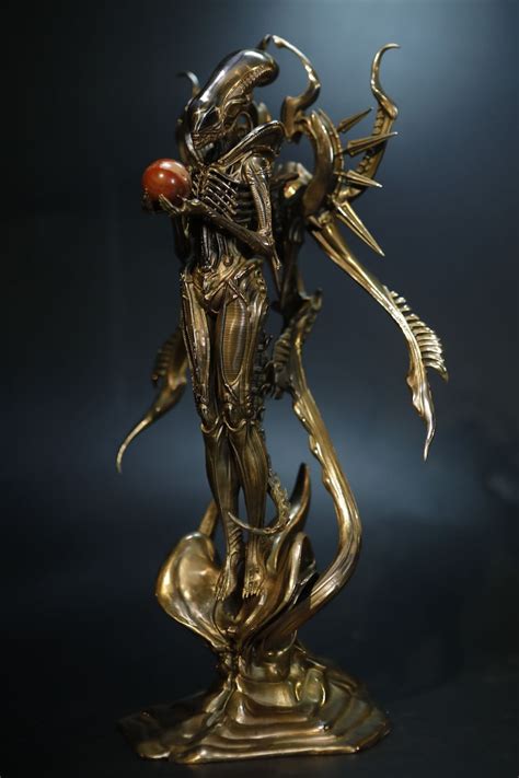 Fine Bronze Alien Vs. Predator Alien Statue Standing Iconic - Etsy