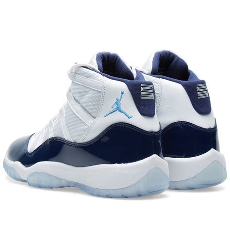 Nike Air Jordan 11 Retro UNC White, University Blue & Navy | END. (US)