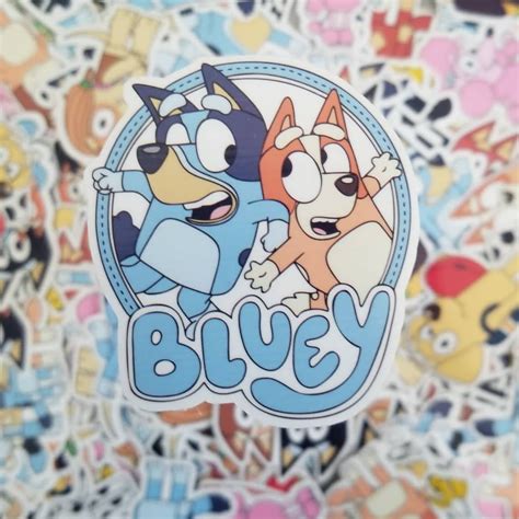 Bluey Stickers Bluey Bluey Vinyl Stickers Bluey Character | Etsy