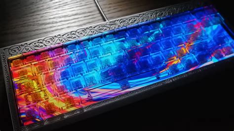 Finalmouse's transparent keyboard has a working display under its keys ...