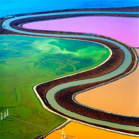 OverflightStock | Cargill Salt Ponds San Francisco Bay California Art ...