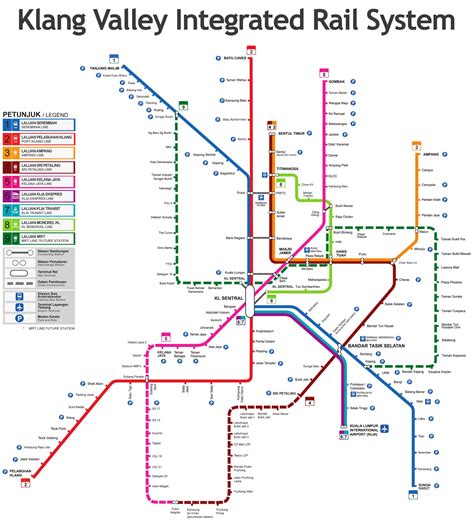 Kuala Lumpur Lrt Map 2017 : landmark directions | Train map, Kuala lumpur, Kuala ... - Lrt kuala ...