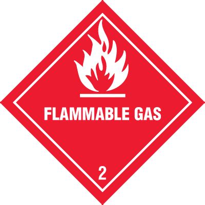 DOT Flammable Gas Shipping Labels | Seton | Seton