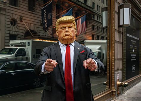 Halloween Costume - Donald Trump Mask Photograph by Robert Ullmann - Pixels