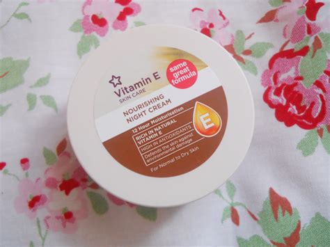 and peaches: Superdrug vitamin E night cream