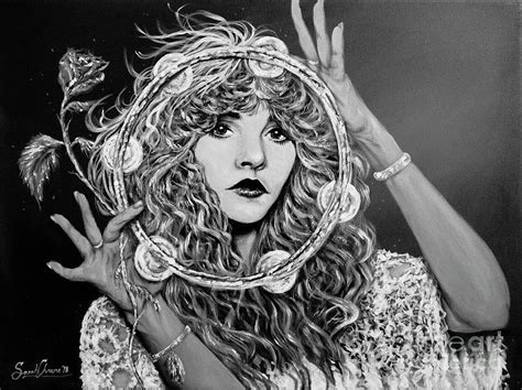 Stevie Nicks 'Gypsy' Painting by Sarah Chreene - Pixels