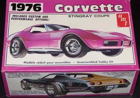 Pin by Tim on model kit boxes (AMT) | Model kit, Car model, Chevy corvette