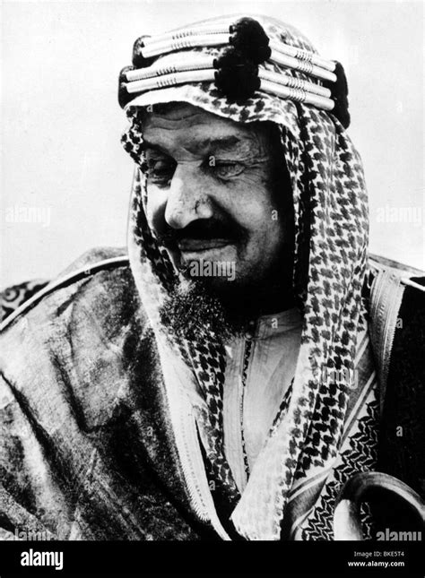 Ibn Saud, Abdul Aziz, 24.11.1880 - 9.11.1953, monarch of Saudi Arabia since 1932, portrait ...