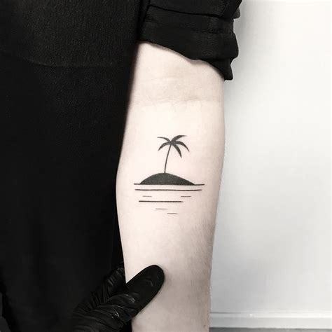 Palm Tree Tattoo Inner Arm - Viraltattoo