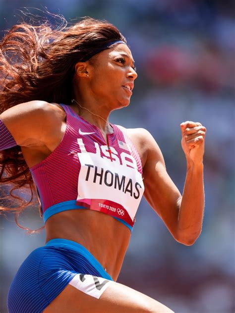 Gabby Thomas Advances to 200m Final at 2021 Olympics | POPSUGAR Fitness