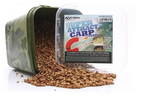 Bait-Tech Super Attract Carp Pellets 3kg - £13.59