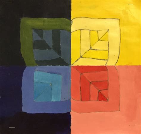 Color Theory and Balance Paintings - NEWTON BATEMAN ELEMENTARY SCHOOL