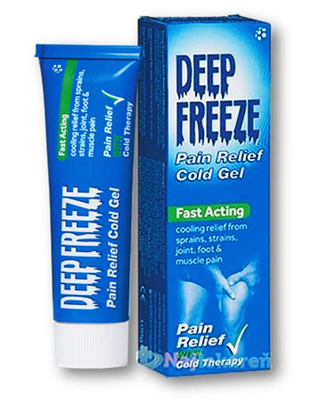 DEEP FREEZE PAIN RELIEF COLD GEL FAST ACTING WITH COLD THERAPY 100 GM