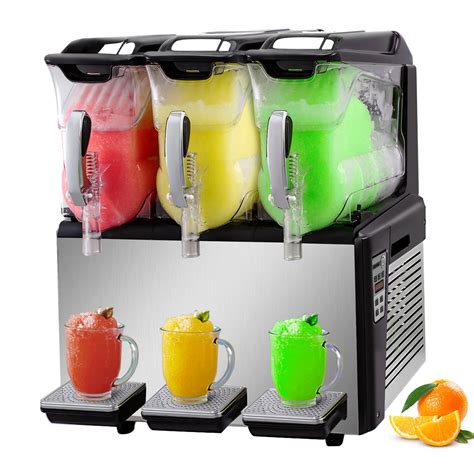 VEVOR Commercial Slushy Machine, 15L X Tank Frozen Drink Machine, 110V ...