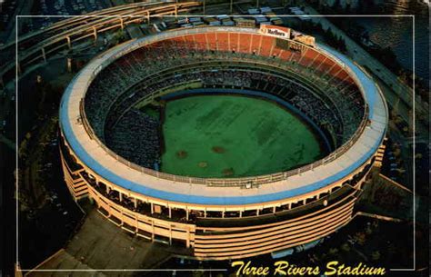 Aerial View of Three Rivers Stadium Pittsburgh, PA