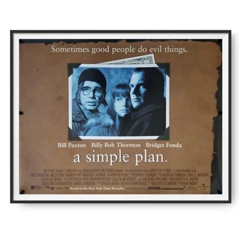 A Simple Plan (1998) Original UK Quad Poster - Cinema Poster Gallery